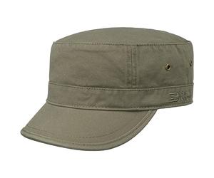 CapUniverse Urban Armycap Cotton Military Cap Fullcap Unisex Summer Winter Olive L/XL (58-61 cm)