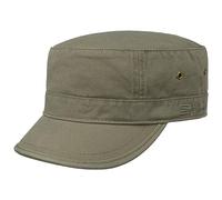 CapUniverse Urban Armycap Cotton Military Cap Fullcap Unisex Summer Winter Olive S/M (54-57 cm)