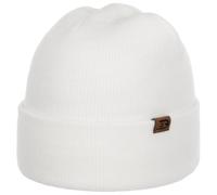 CapUniverse Wind Beanie Knitted Cuffed Hat Classic Monochrome Broad Brim Sporty Look Men Summer Winter White One Size