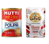 Caputo Cuoco 1 kg Flour Test Pack 12x Mutti Polpa Pomodoro Tomato Pulp 400g
