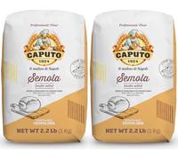 Caputo Semola Di Grano Duro Rimaninata Semolina Flour 1 Kg Bag (Pack Of 2)