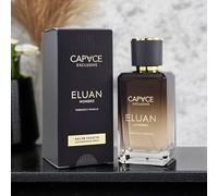 Capvce Exclusive ELUAN Hombre Eau de Toilette (100 ml), Spicy Sweet Men's Fragrance with Tobacco & Vanilla, Long-Lasting Perfume Spray for Men, Masculine Gift Idea