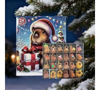 Capy-bara Advent Calendars 2025, 24 Days Countdown Calendar with 24 Cute Cartoon Capy-bara Toys Dolls, Fun Xmas Gift Idea