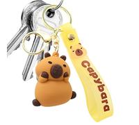Capy-Bara Keyc-Hain, Animal Bag Charm, Cute Key Ring Toy, Use At Ease, Charming Everyday Accessory, 5.5cm, For Kids Adults School Bag Outdoor Commuting Accessories