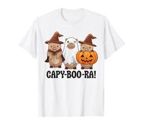 Capy-Boo-Ra Ghost Capybara Pumpkin Trick or Treat Halloween T-Shirt
