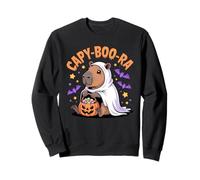 CAPY-BOO-RA Halloween with Cute Ghost Capybara Sweatshirt