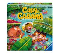 Ravensburger Capy Cabana - Cooperative Memory Game for Kids Ages 5+ | Fun Jungle Adventure Board Game for 1-4 Players | Family-Friendly Matching Game