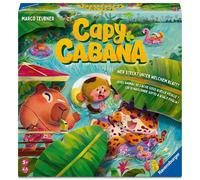 Capy Cabana - Kinderspiel ab 5 Jahre: Wer steckt unter welchem Blatt?