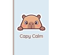 Capy Calm: A Daily Gratitude Journal for Mindfulness, Reflection, and Calm (Light Blue)