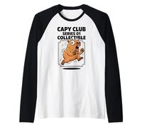 Capy Club Series 01 Collectible Capybara Fan Art Raglan Baseball Tee