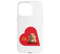 Capy Cuddles - Cute Capybara Valentine Case for iPhone 15 Pro Max