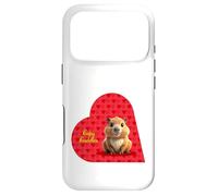 Capy Cuddles - Cute Capybara Valentine Case for iPhone 17 Pro