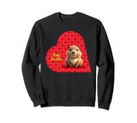 Capy Cuddles - Cute Capybara Valentine Sweatshirt