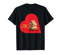Capy Cuddles - Cute Capybara Valentine T-Shirt