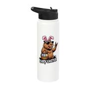 Capy Easter | Cute Spring Easter Animal | Capybara Bunny Stainless Steel Insulated Water Bottle