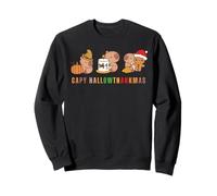 Capy Hallowthankmas Capybaras Halloween Thanksgiving Xmas Sweatshirt