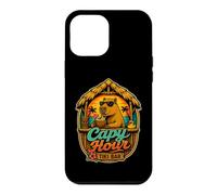 Capy Hour Funny Capybara Tiki Bar Cocktail Vacation Case for iPhone 12 Pro Max