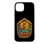 Capy Hour Funny Capybara Tiki Bar Cocktail Vacation Case for iPhone 15 Plus