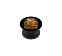 Capy Hour Funny Capybara Tiki Bar Cocktail Vacation PopSockets Adhesive PopGrip