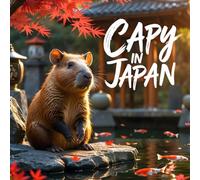 Capy In Japan: Coloring Book | Bold Easy To Color | +35 Pages Unique images Perfect For all Ages (Capy Visiting The world)