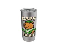 Capy Irish Capybara St. Patrick's Day Celebration Stainless Steel Insulated Tumbler