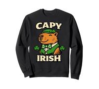 Capy Irish Capybara St. Patrick's Day Celebration Sweatshirt
