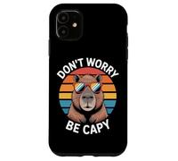 Capy Life Retro Don't Worry Be Capy Case for iPhone 11