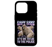 Capy Says: "It’s OK To Lie To The Police" Meme Case for iPhone 16 Pro