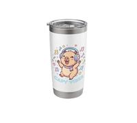 Capy Vibes Funny Cute Animal Dancing Capybara Stainless Steel Insulated Tumbler