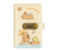 Capybara 100 Envelope Challenge Book - Bill Tracker Notebook, Money Storage Journal with Lock, Durable Cash Organizer for Students Beginners Families Office Apartment Travel Vacation