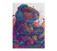 Capybara 300 Piece Jigsaw Puzzle for Adults Jigsaw Post Work Relaxation Tool Challenging Fun for Friends Family Home Decor 300 PCS