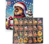 Capybara Advent Calendar 2025, Capybara Christmas Advent Calendar 2025, 24 Days Christmas Countdown Toys, Fun Xmas Gift Idea, Chill & Daily Surprises for Capybaras Lover (A)