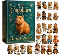 Capybara Advent Calendars 2025, 24 Day Capybara Ornaments Christmas Countdown Calendar, Cute Capybaras Figures Advent Calendars, Cartoon Capybaras Gift Christmas Decorations Countdown Calendar
