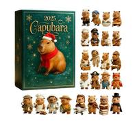 Capybara Advent Calendars 2025, 24 Days Capybara Ornaments Christmas Countdown Calendar, Cute Animals Capybaras Pendants Advent Calendars, Fun Capybaras Gift Christmas Tree Decorations Ornaments