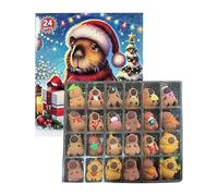 Capybara Advent Calendars 2025 | Capybaras Figures 24 Days Christmas Countdown | Cute 3D Capybara Animal Toy Ornaments | Holiday Figures Present for Kids Adults