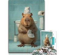 Capybara And Toilet Paper 1000 Piece Jigsaw Puzzle for Adults And Teenagers,Educational Games Home Decoration Deal As Gifts for The Whole Family (75x50cm)