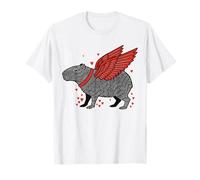Capybara Angel Wings Cute Capybara Lover T-Shirt