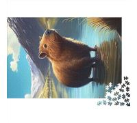 Capybara Animal Jigsaw Puzzles for Adults 1000 Piece Kids Toys Family Jigsaw Games Christmas Birthday Gifts Puzzle Educational Boys Girls (75x50cm)