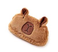Capybara Animal Pencil Pouch, Cute Pencil Case for Girls, Portable Stationery Pencil Bag, Fluffy Pencil Pouch with Zipper for School & Office Supplies, Desk Organizer for College