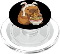 Capybara Anime Ramen Rabbit Funny Graphic Kawaii Capibara PopSockets PopGrip for MagSafe