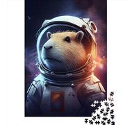 Capybara Astronaut 1000 Pieces Puzzles for Adults & Teenager Teenager Man Woman Gift 1000pcs (38x26cm)