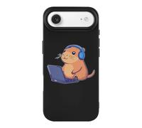Capybara at Work Compatible with iPhone 17/17 Air/17 Pro/17 Pro Max TPU Phone Case Slim Phone Protective Cover