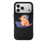 Capybara at Work Compatible with iPhone 17/17 Air/17 Pro/17 Pro Max TPU Phone Case Slim Phone Protective Cover