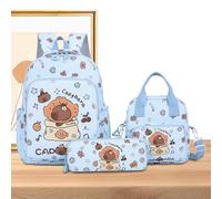 Capybara Backpack for Girls | Capybara Pencil Case,Travel Lunch Bag Set for Adult Middle Picnic College Student School Snack
