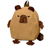Capybara Backpack for Kids, Capybara School Backpack Cartoon Kids Backpack Kawaii Backpacks Light Leisure Bookbag Daypack Bags Double Shoulder Bag Preschool Backpack for Children(26x23x8cm)