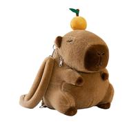 Capybara Backpack | Soft Bookbag School Supplies - Soft Capybara Stuffed Animals Plush Backpack | for Kids Children Girls Travel Day Trip School Camping Picnic Sport