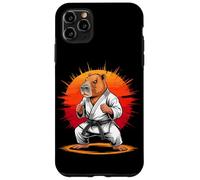 Capybara Black Belt Taekwondo Karate Martial Artist Case for iPhone 11 Pro Max
