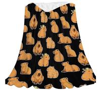 Capybara Blanket for Girls Boys Kids 30x39 inch Cute Blanket Soft Flannel Blanket Cozy Capybara Gifts for Sofa Bedroom Travel