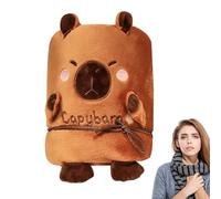 Capybara Blanket Hoodie - Wearable Overdized Cape, Cover | Funny Travel Blanket with for Adults, Perfect for Relaxing At Home, Staying Cozy on Travel and Gift for Capybara Fans