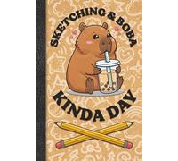 Capybara Boba Sketchbook 6 x 9: Kawaii Capybara Boba Notebook for Drawing or doodling 112 Pages with Weird Frog bottom border, includes belong page. ... or journal. Capybara Boba lover gift